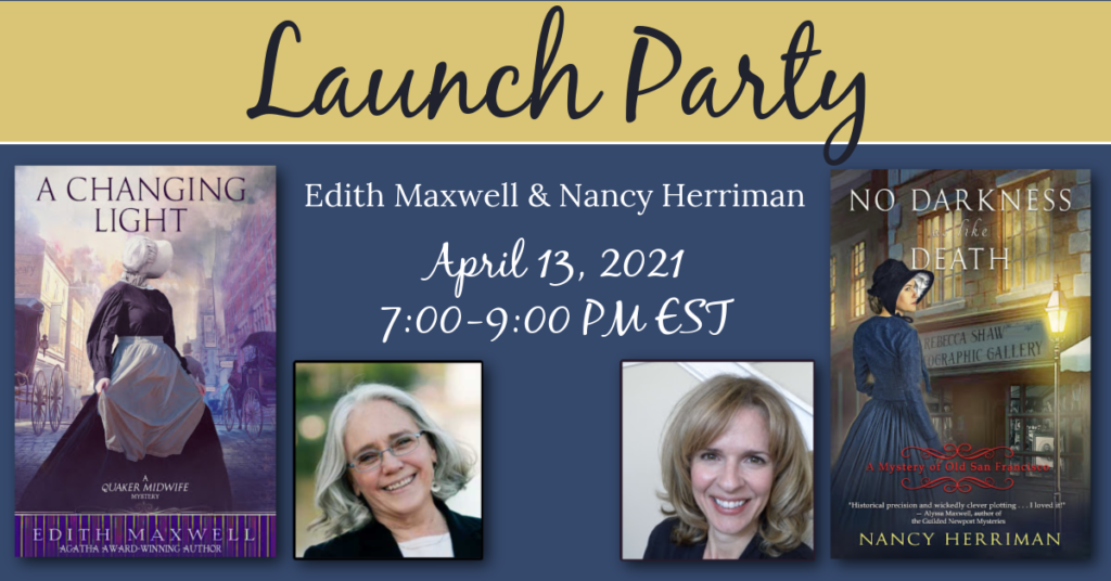 A Changing Light Launch Party - Edith Maxwell - Mystery Author