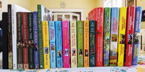 Edith Maxwell and Maddie Day shelf of published books