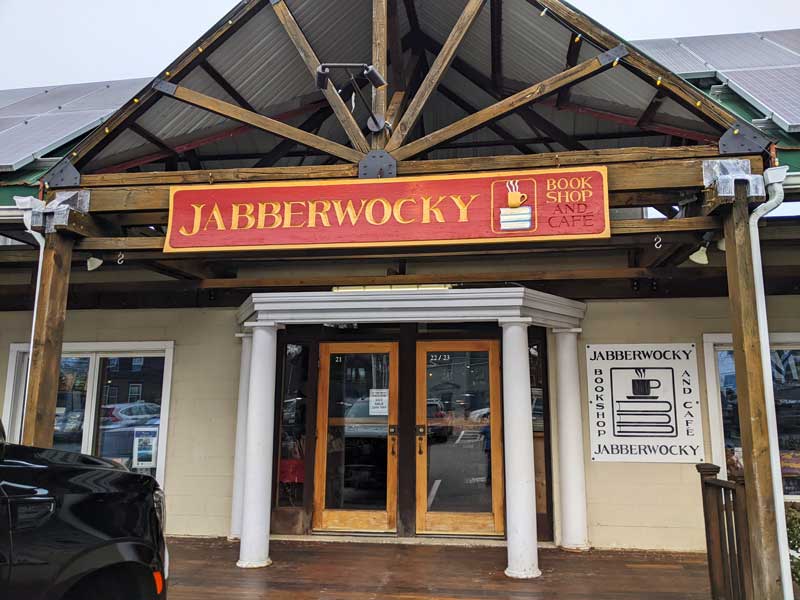 Jabberwocky Bookstore storefront